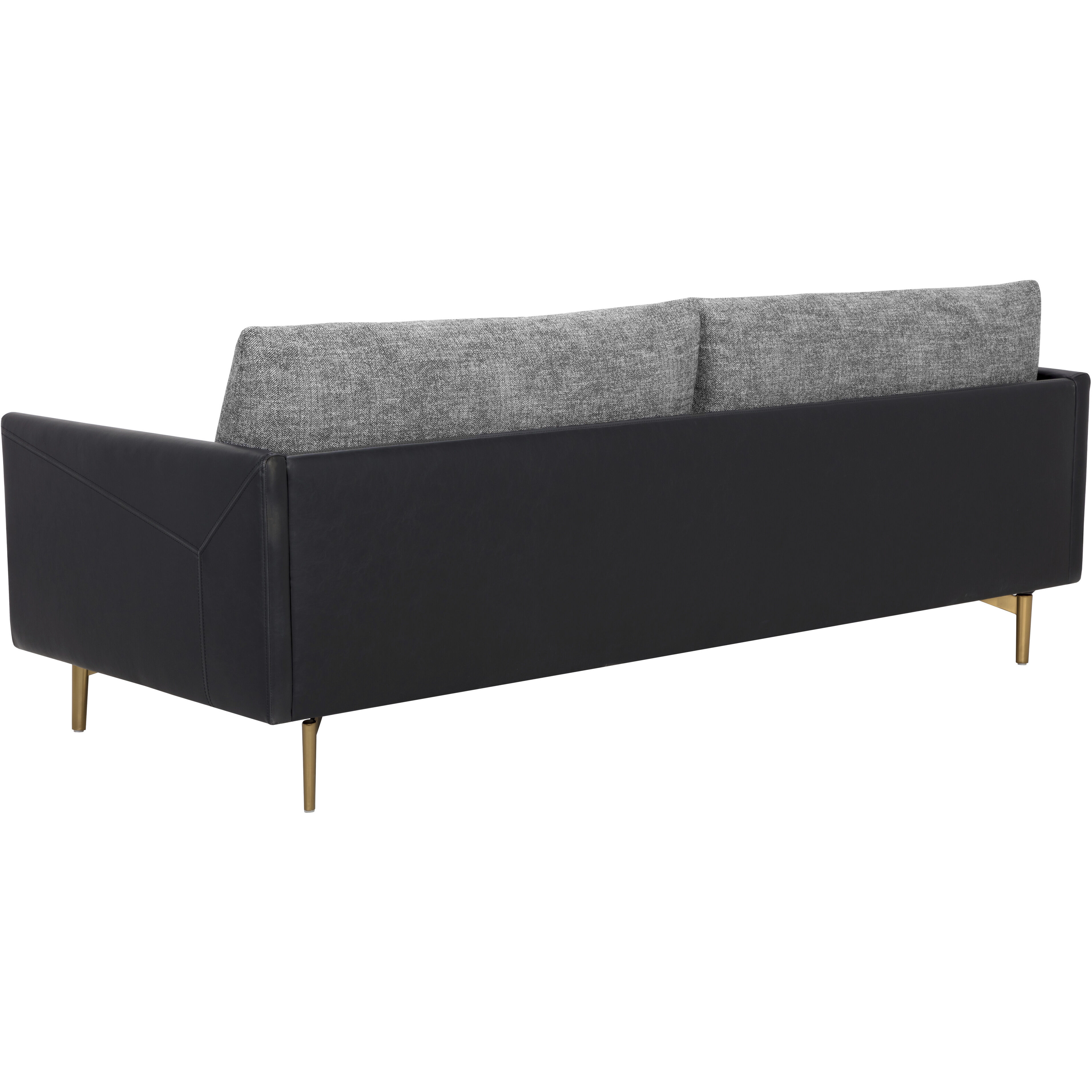 Ashi Nash Zebra / Coal Black Sofa